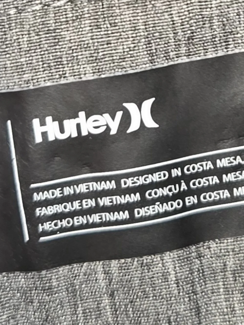 Hurley Men's Black Lace-Up Boardshorts